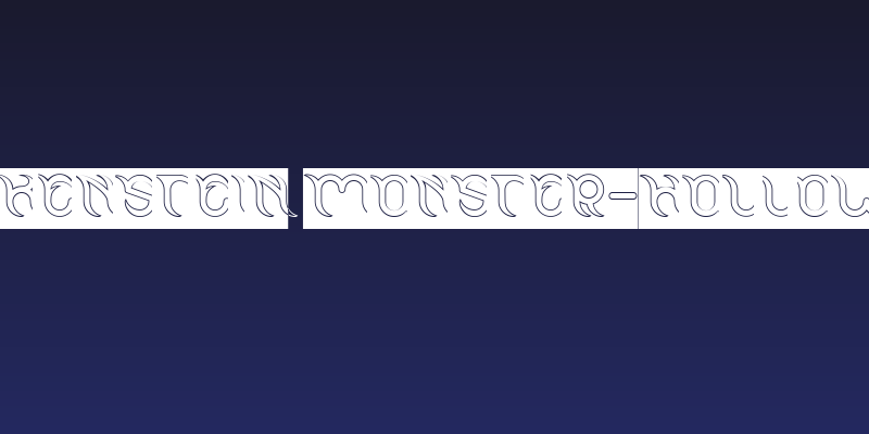 FRANKENSTEIN MONSTER-Hollow-Inv Social Header