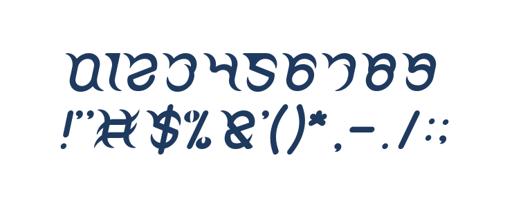 FRANKENSTEIN MONSTER Italic Other Characters