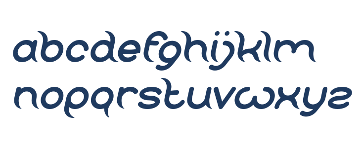 FRANKENSTEIN MONSTER Italic Lowercase