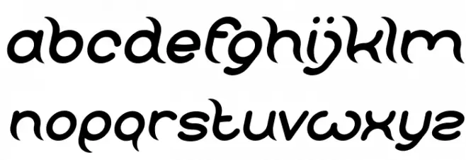 FRANKENSTEIN MONSTER Italic Caratteri MINUSCOLO