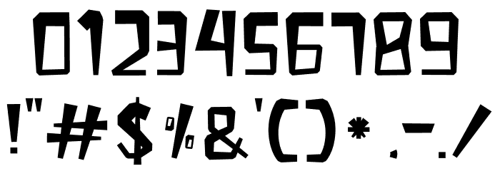 FRANKY Font OTHER CHARS