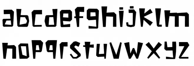 FRANKY Caratteri MINUSCOLO