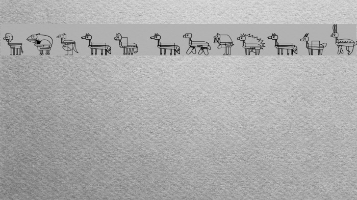 FREAK ANIMALS Font examples