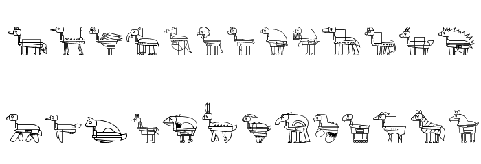 FREAK ANIMALS Font LOWERCASE