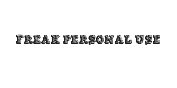 FREAK PERSONAL USE Logo