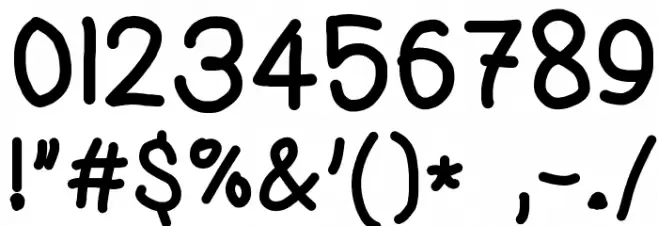 FREE YOURSELF Font OTHER CHARS