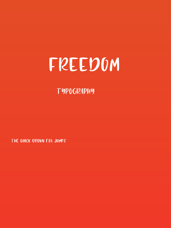 FREEDOM Poster