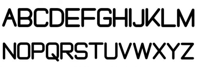 FREELAH フォント 大文字