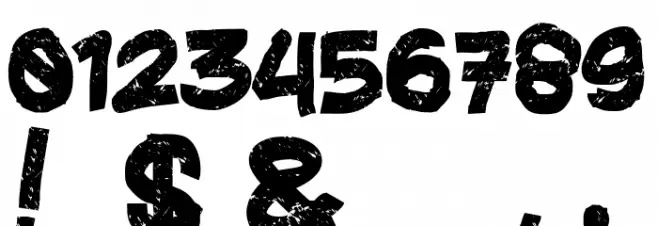 FREEZONE Font OTHER CHARS