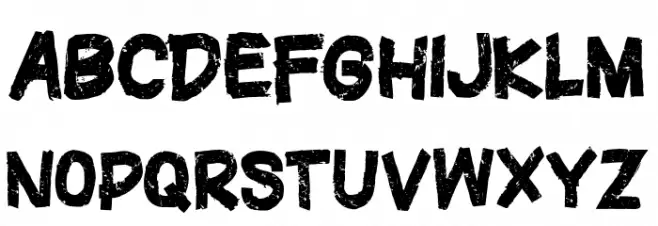 FREEZONE Font Litere mari