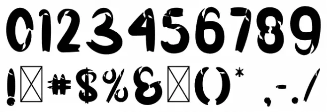 FRESH DRINK Font OTHER CHARS