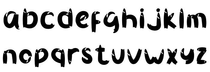 FRESH DRINK Font LOWERCASE