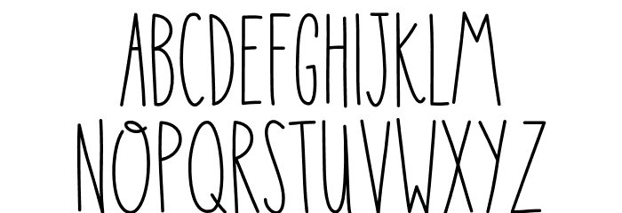 FRESH FLOWERS Regular Font LOWERCASE