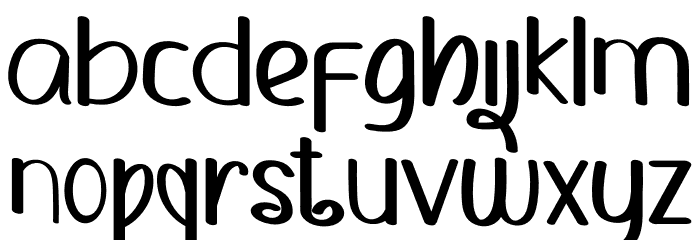 FRESH FOOD Font LOWERCASE