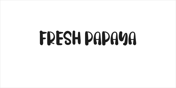 FRESH PAPAYA Logo