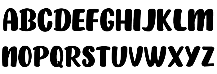 FRESHFRUITPERSONALUSE-Regular Font LOWERCASE