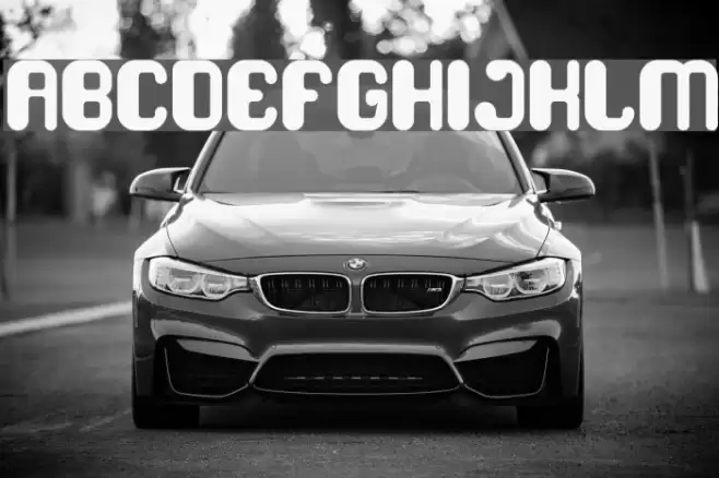 FRIENDLY ROBOT Bold Font examples