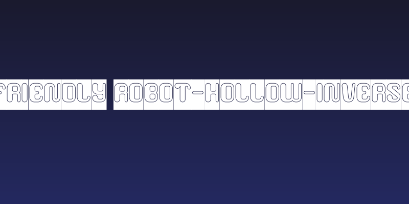 FRIENDLY ROBOT-Hollow-Inverse Social Header