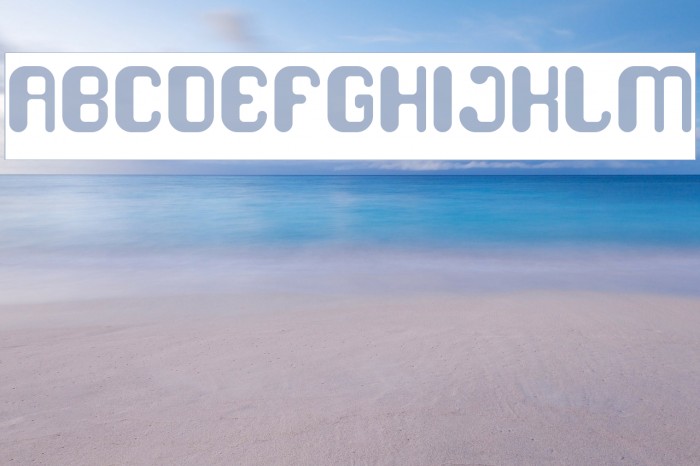 FRIENDLY ROBOT-Inverse Font examples