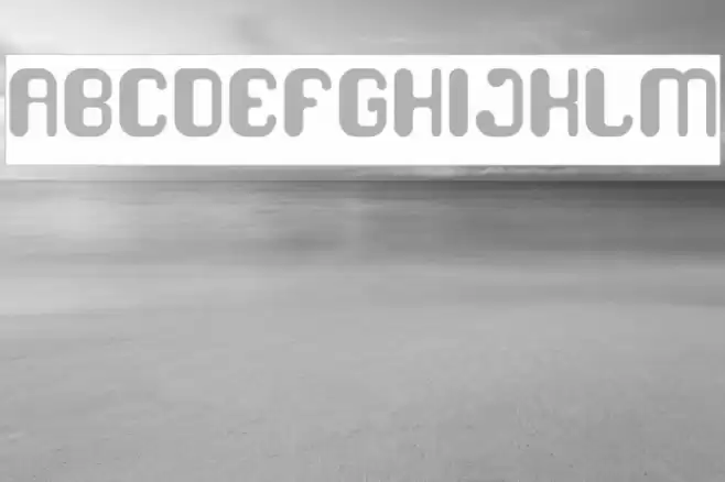 FRIENDLY ROBOT-Inverse Schriftart examples