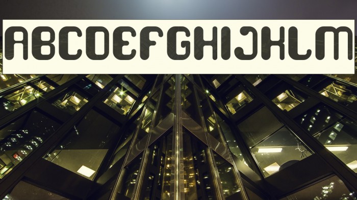 FRIENDLY ROBOT-Inverse Font examples