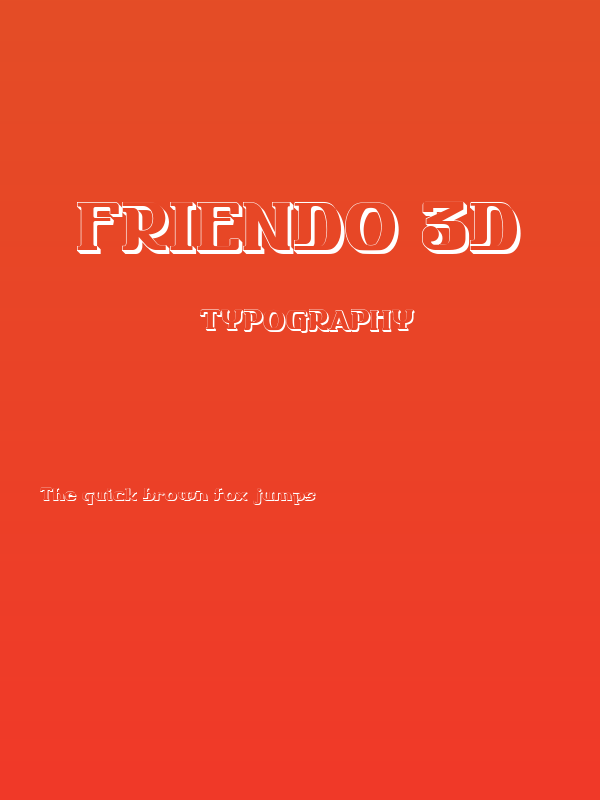 FRIENDO 3D Poster