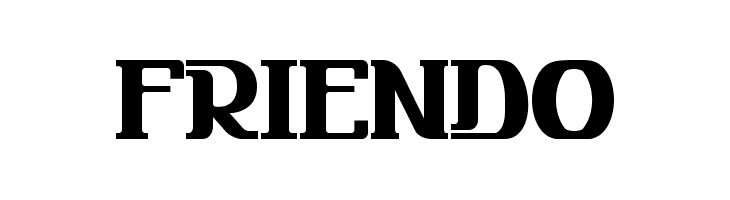 FRIENDO  Frei Schriftart Herunterladen