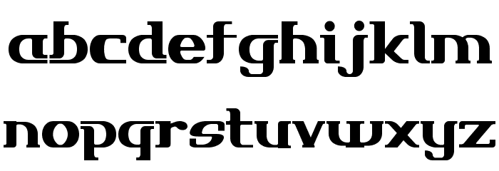 FRIENDO Font LOWERCASE