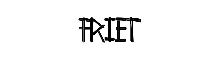 FRIET  Frei Schriftart Herunterladen