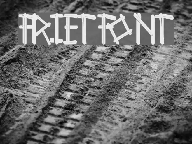 FRIET Font examples