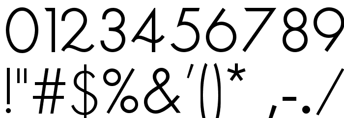 FRINCO Font OTHER CHARS