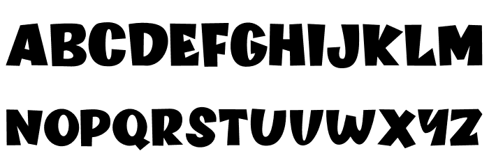 FROG KIDS Font LOWERCASE