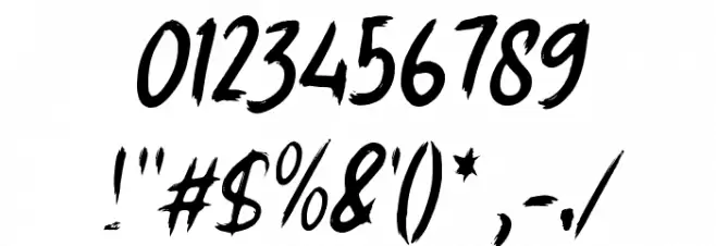 FROM HOME Font OTHER CHARS