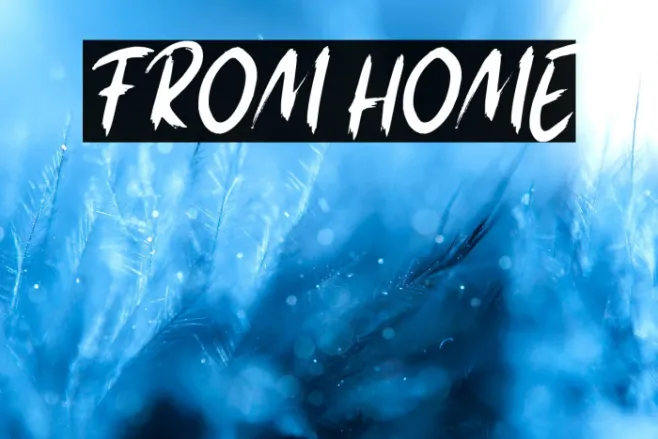 FROM HOME Example 3
