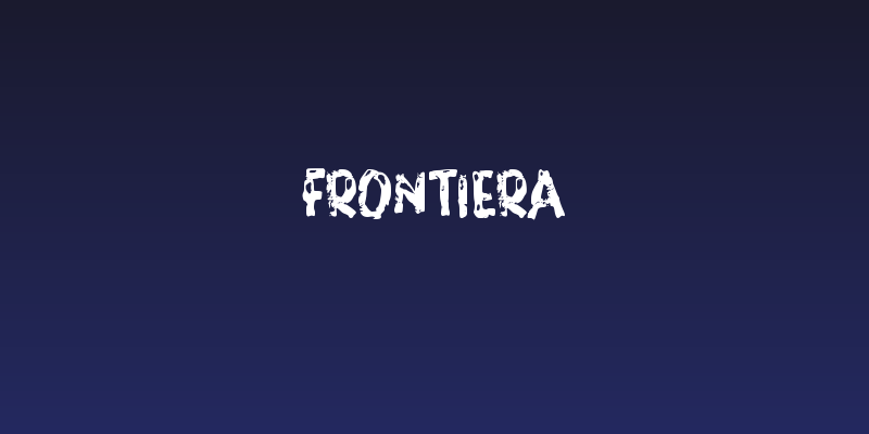 FRONTIERA Social Header