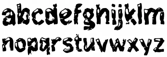 FRONTIERA Caratteri MINUSCOLO