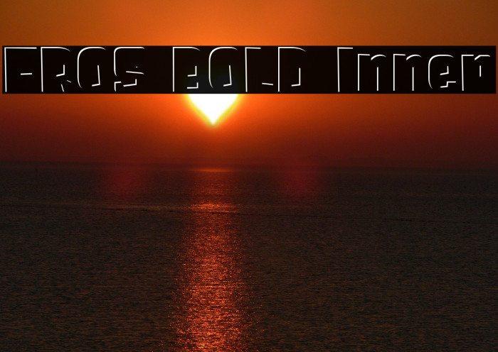 FROS BOLD Inner Font examples