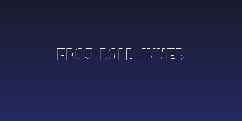 FROS BOLD Inner Social Header