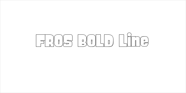 FROS BOLD Line Logo
