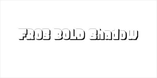 FROS BOLD Shadow Logo