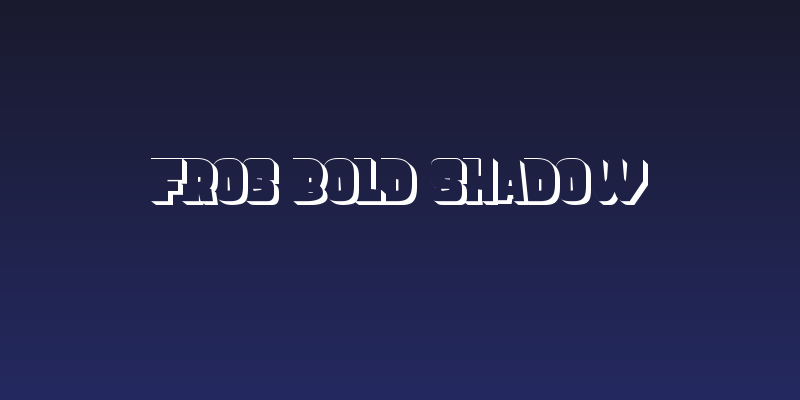 FROS BOLD Shadow Social Header