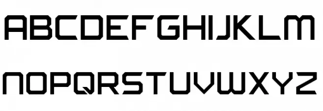 FROSTBITE Narrow Regular Шрифта ВЕРХНИЙ