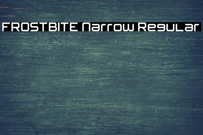 FROSTBITE Narrow Regular Example 3