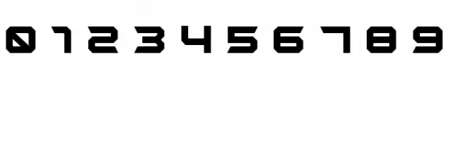 FROSTBITE Wide Bold フォント その他の文字