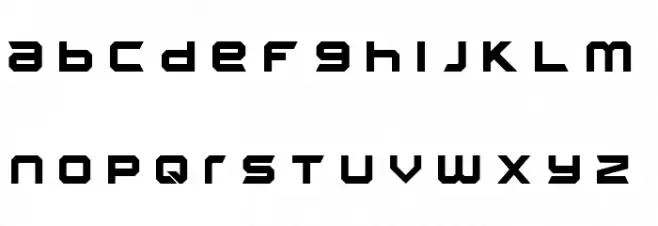 FROSTBITE Wide Bold フォント 小文字