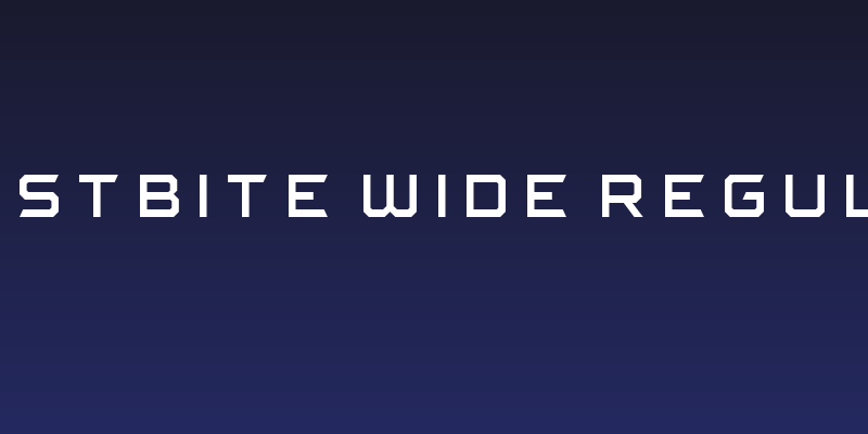 FROSTBITE Wide Regular Social Header