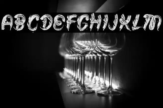 FROSTING BW PERSONAL USE Bold Font examples