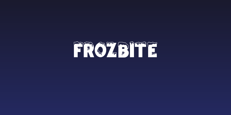 FROZBITE Social Header
