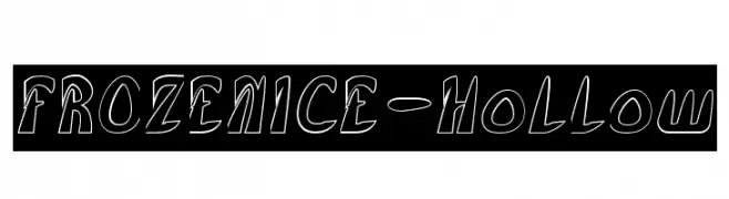 FROZEN ICE-Hollow  Fuentes Gratis Descargar