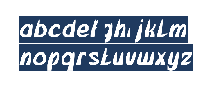 FROZEN ICE-Inverse Lowercase